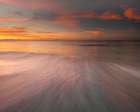 USA-New Jersey-Cape May National Seashore Sunrise on ocean shore Art Print